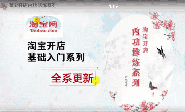 淘宝开店基础入门+店铺装修+网店推广运营全套教程
