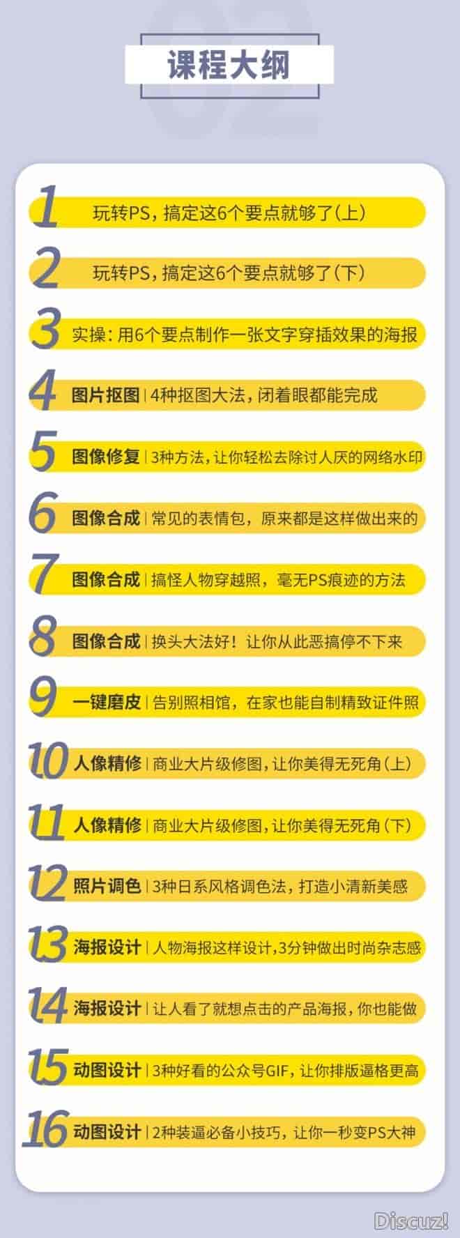 实用性爆棚的Ps课:零基础秒上手