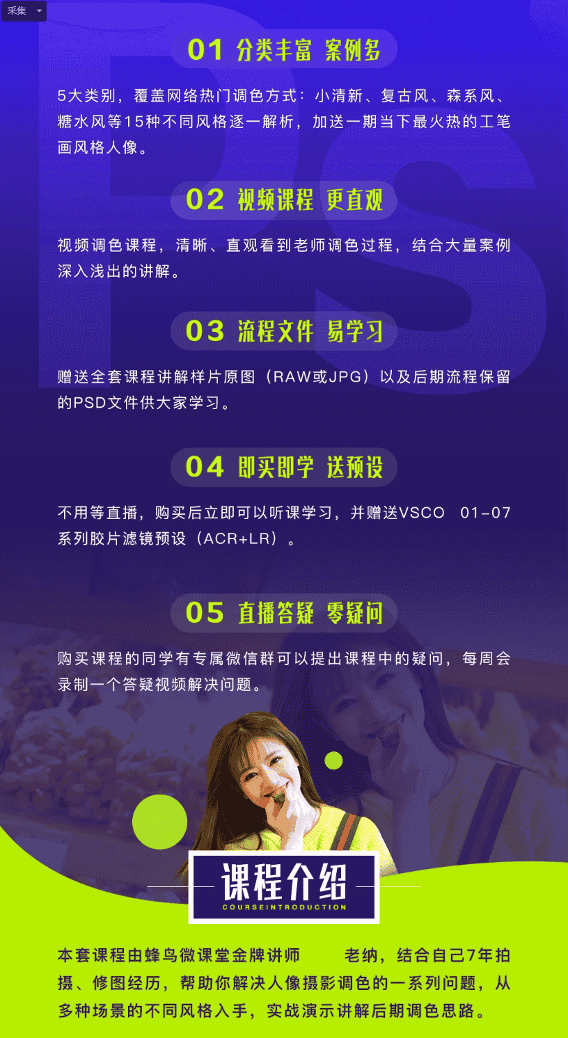 【7.15GB】老纳摄影后期PS:16种风格