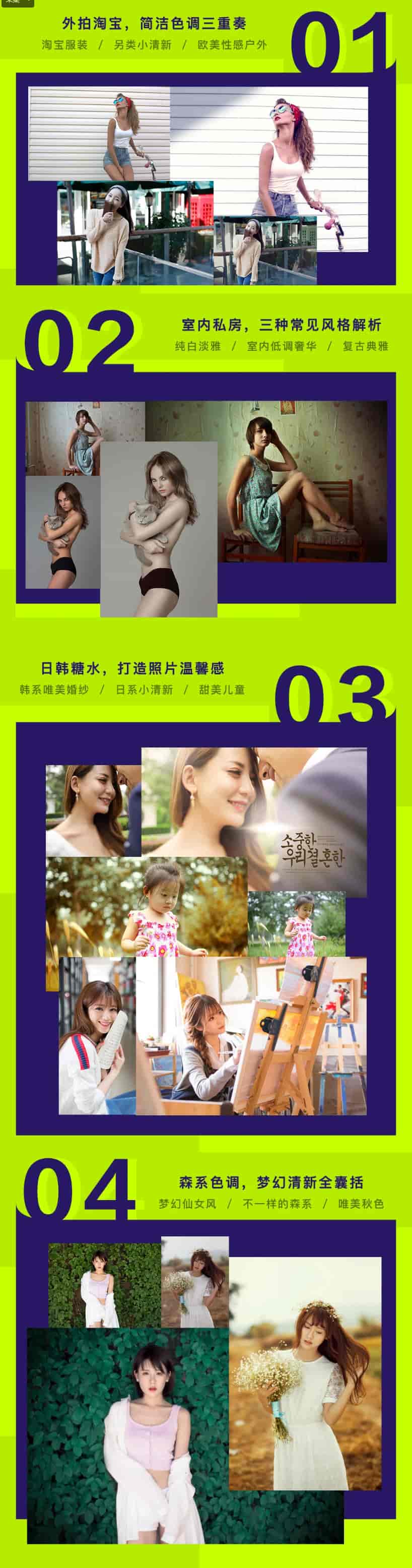 【7.15GB】老纳摄影后期PS:16种风格