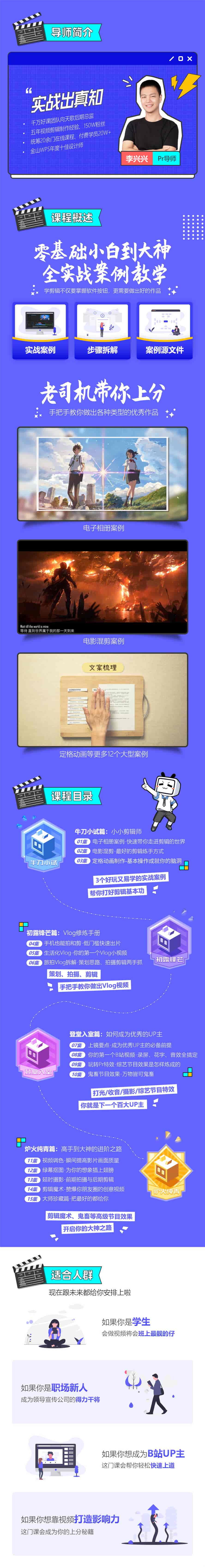 李兴兴PR剪辑上分攻略15课(含课件)
