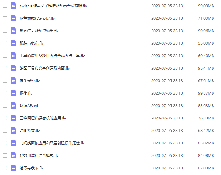 AE基础入门教程