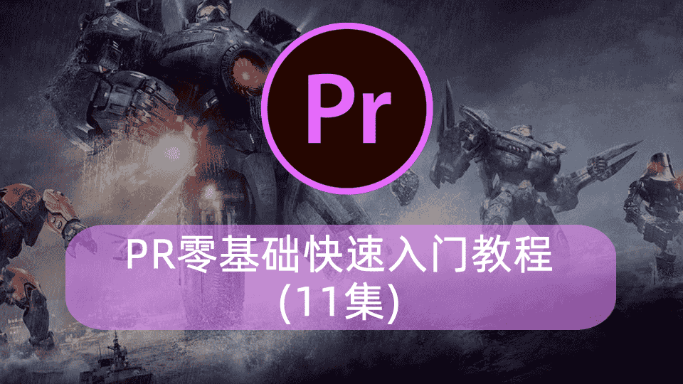 PR零基础快速入门教程!(11集)
