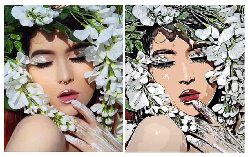 神级PS动作,根据照片自动画画(带教程)