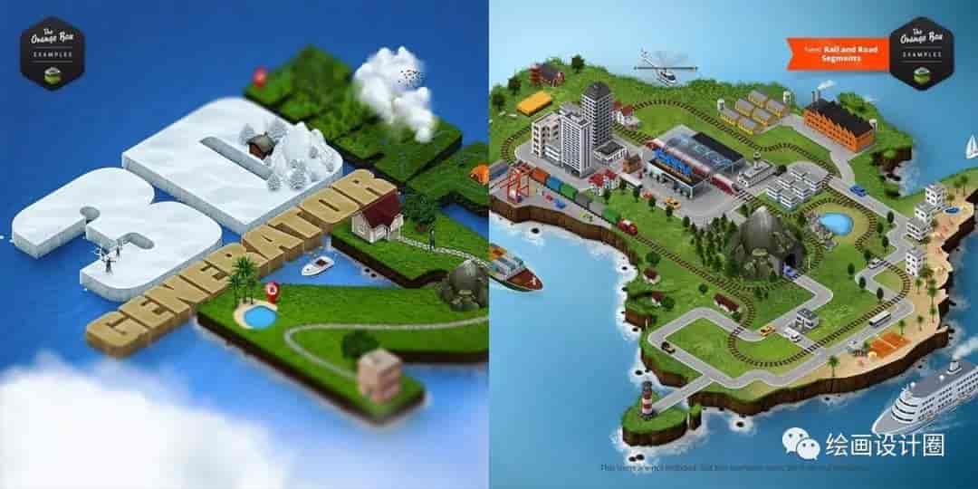PS插件-3D Map Generator - Atlas