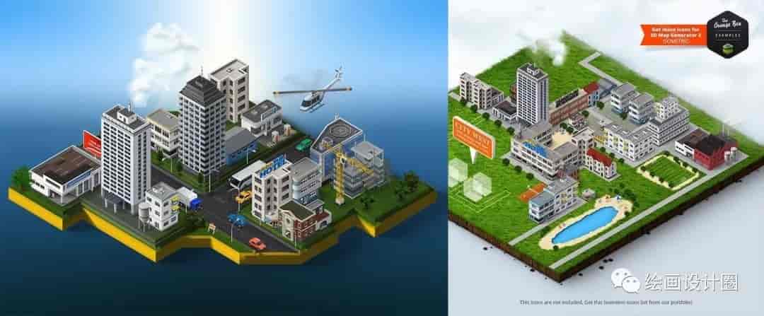 PS插件-3D Map Generator 2 - Isometric