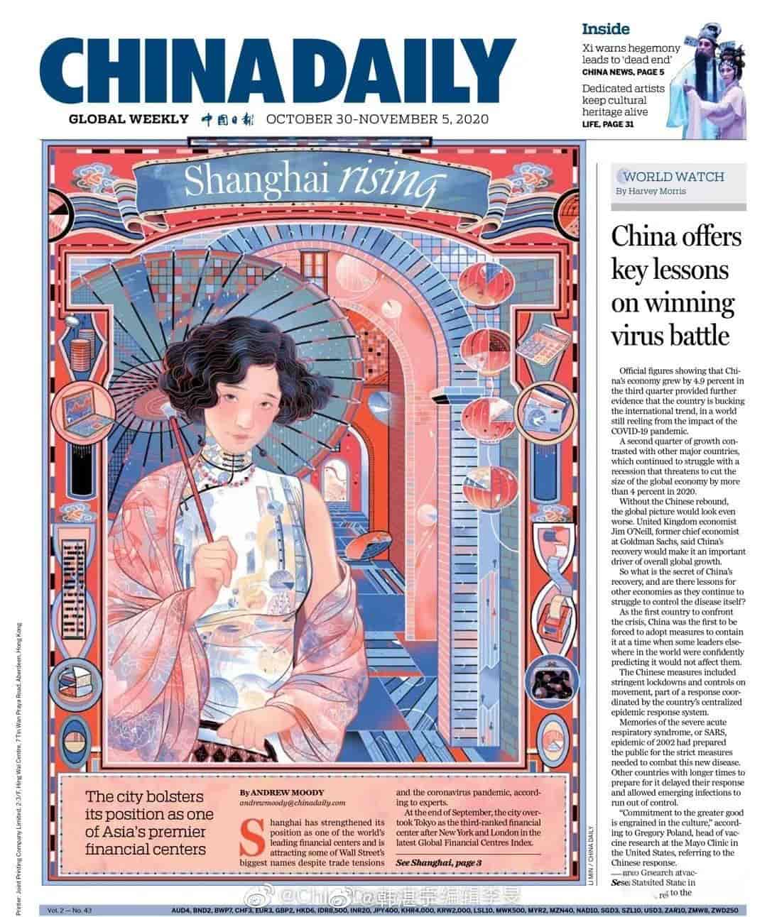 中国日报海外版画报300张