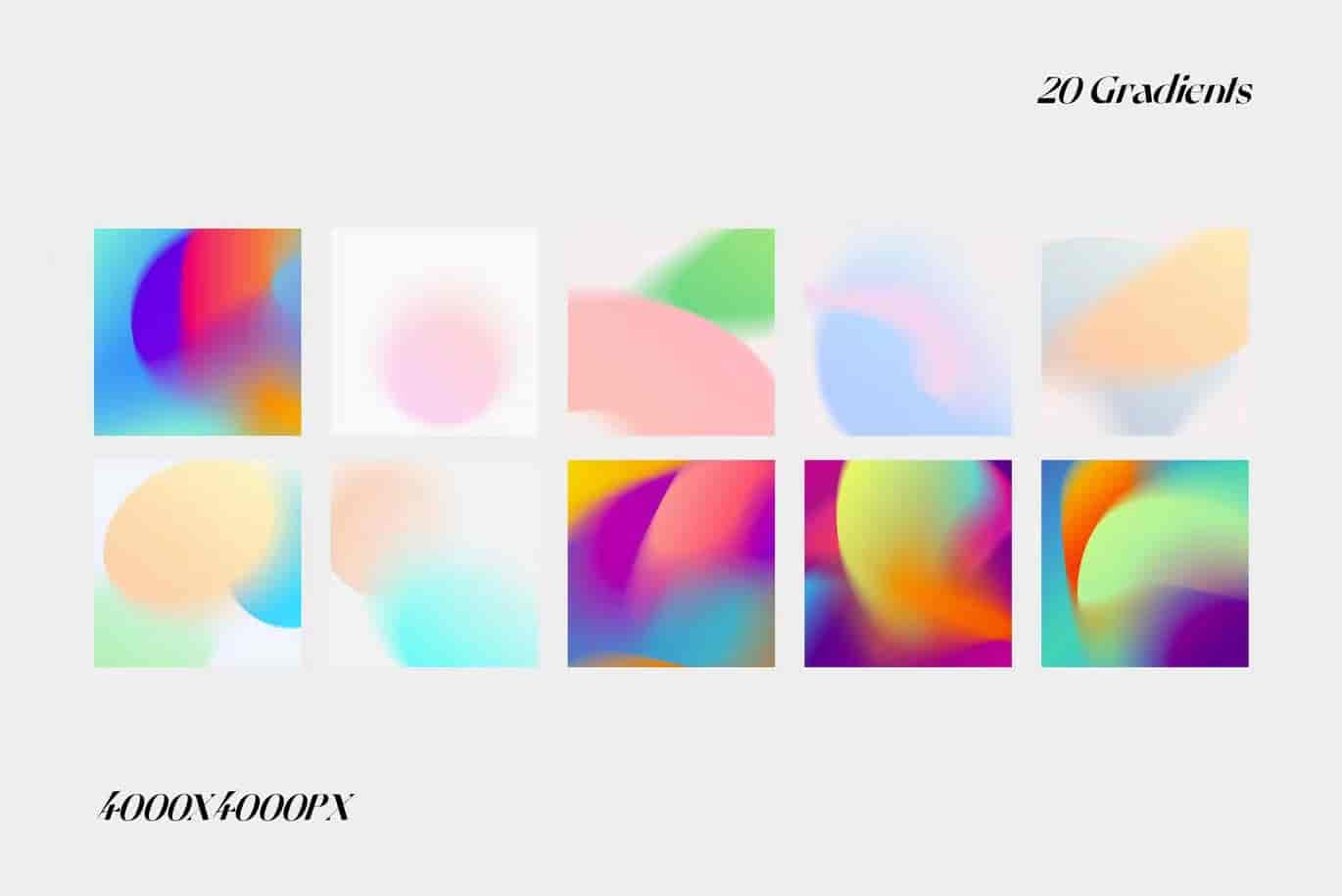 渐变颜色颗粒纹理背景底纹大集合