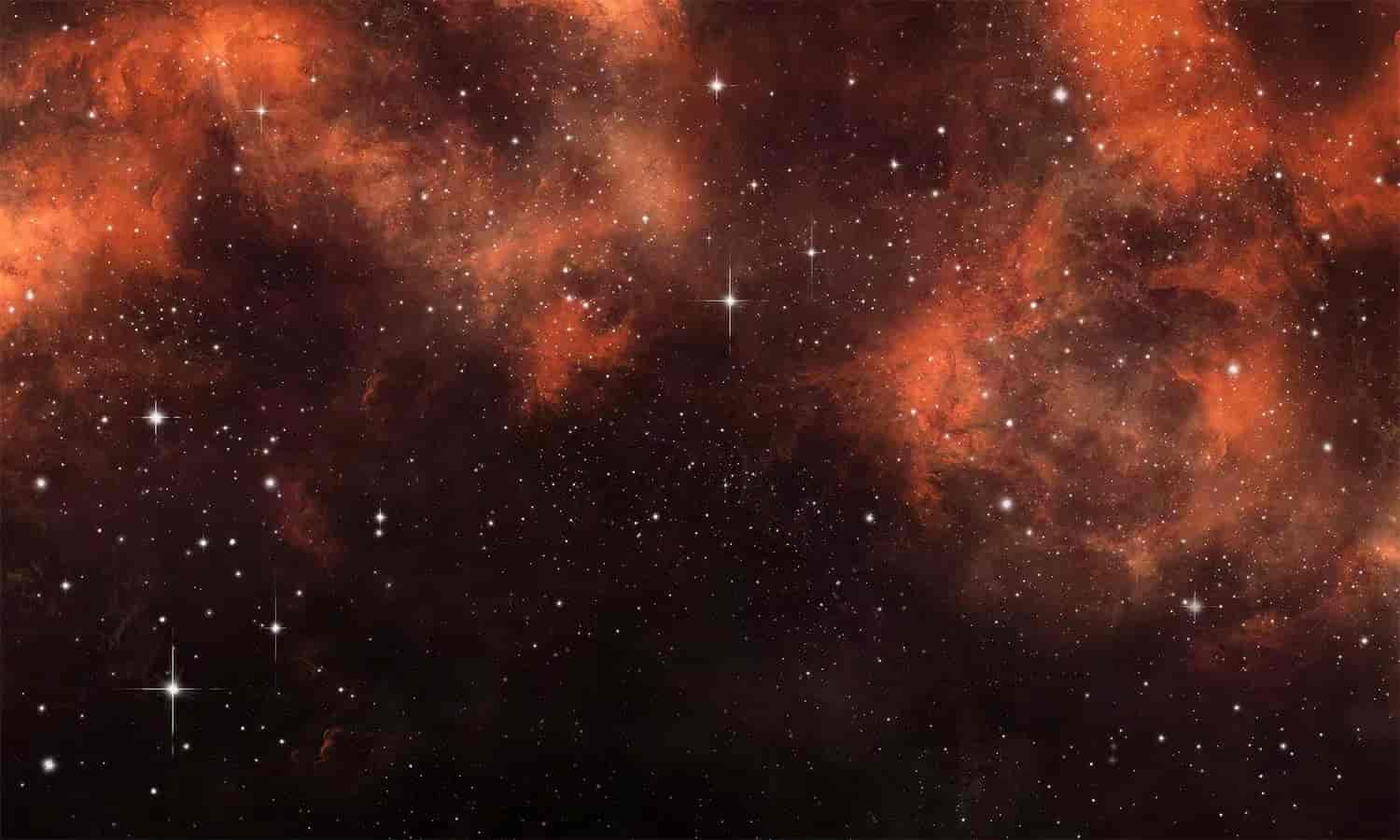 真实星云抽象背景