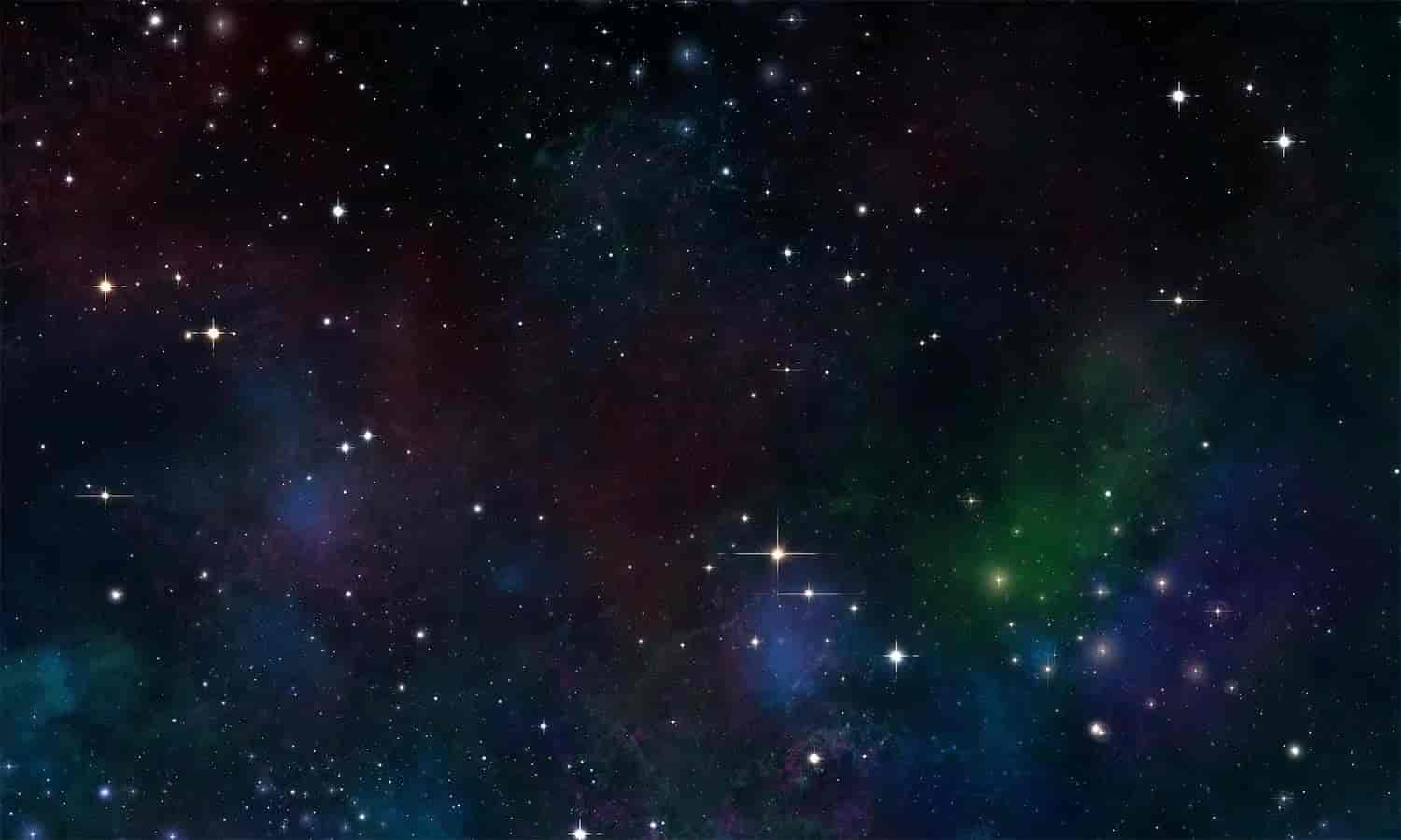 真实星云抽象背景