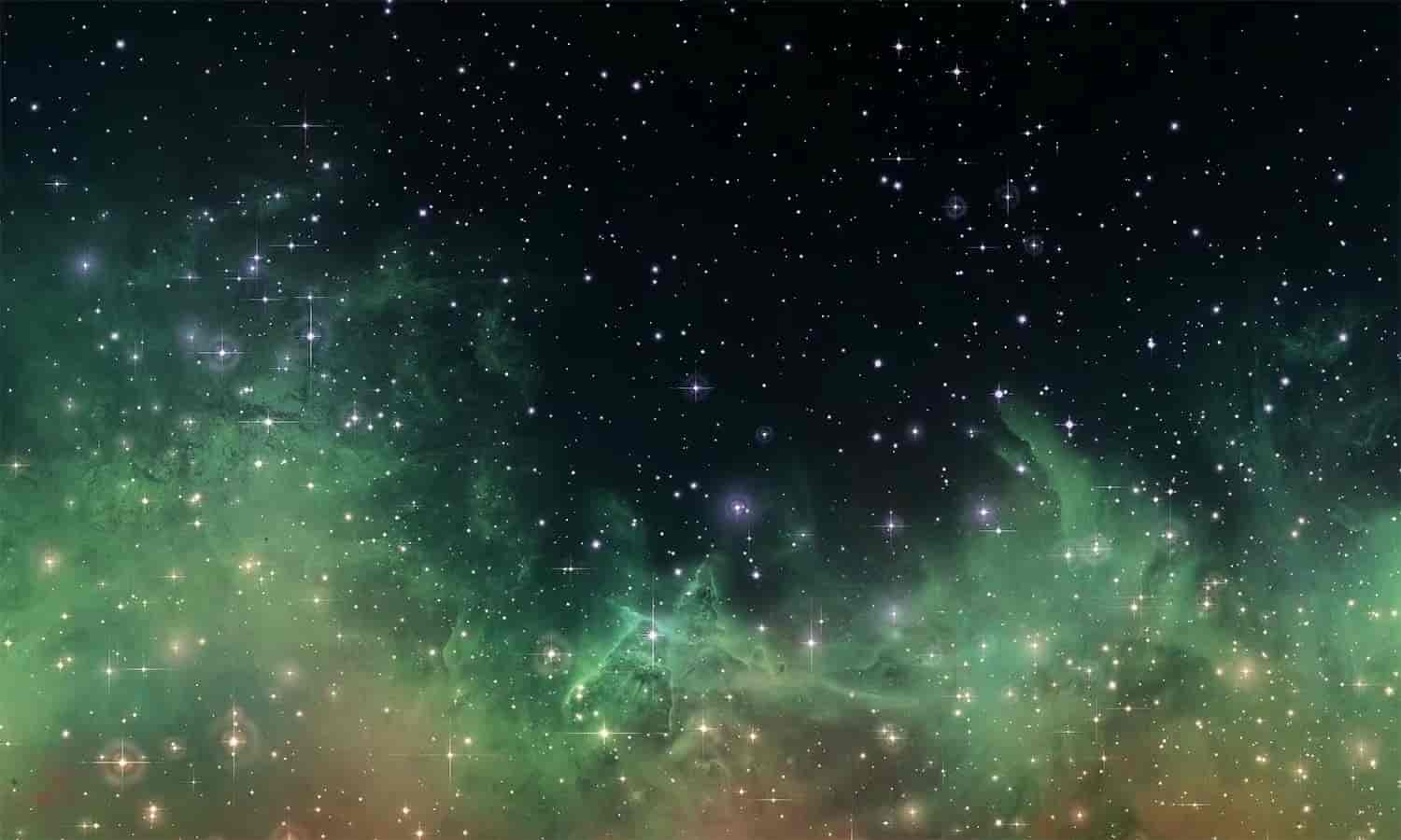 真实星云抽象背景