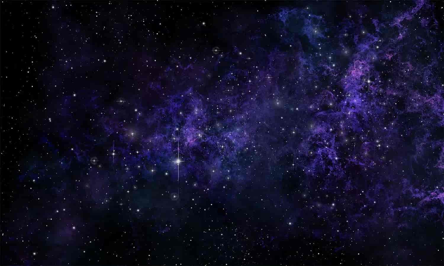 真实星云抽象背景
