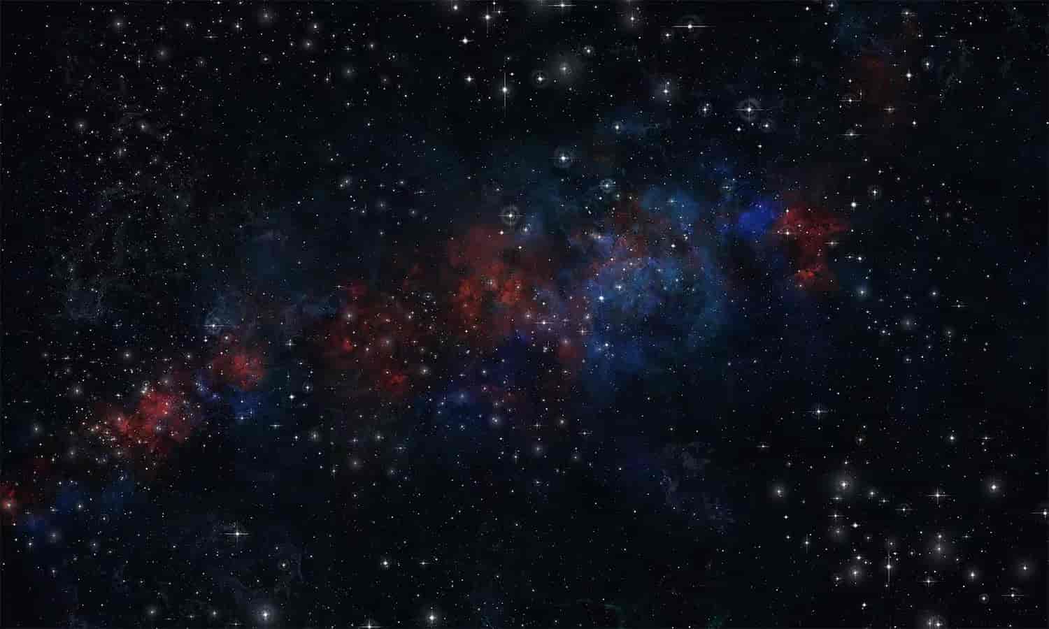 真实星云抽象背景