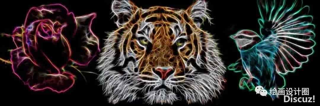 PS插件-艺术图像分形纹理插件