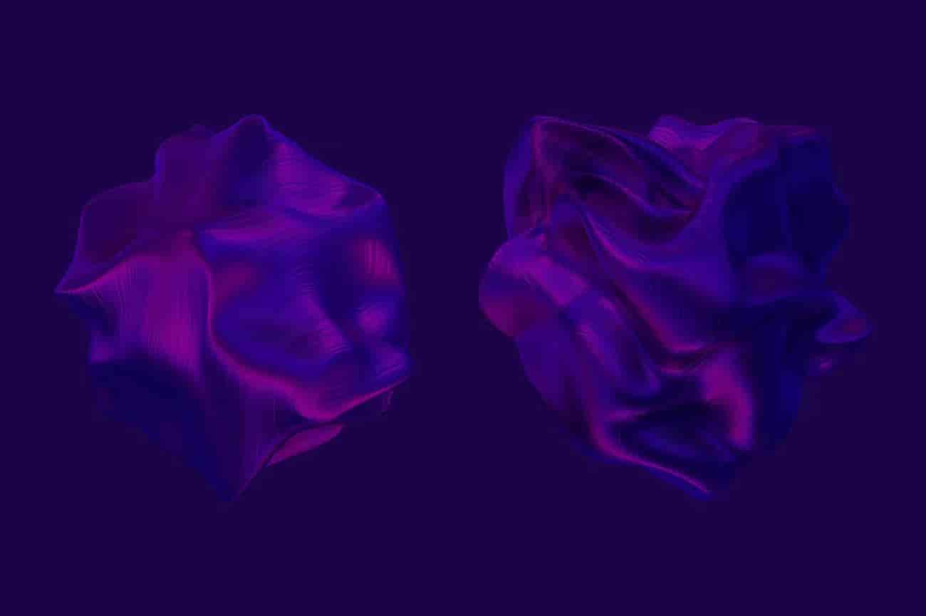 抽象3D绘制有机物质形状背景图素材