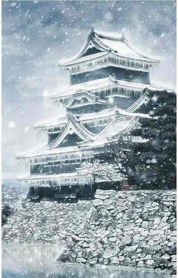 这款PS动作神了,一键变成雪场景。