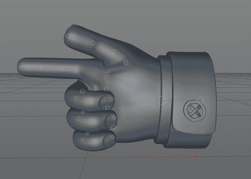 C4D卡通手势模型合集