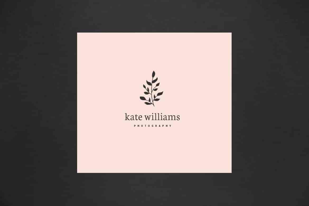 高端简约多用途的植物矢量标志logo