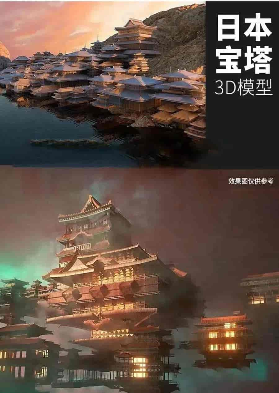 44套Kitbash3D建筑系列模型合集【49GB】