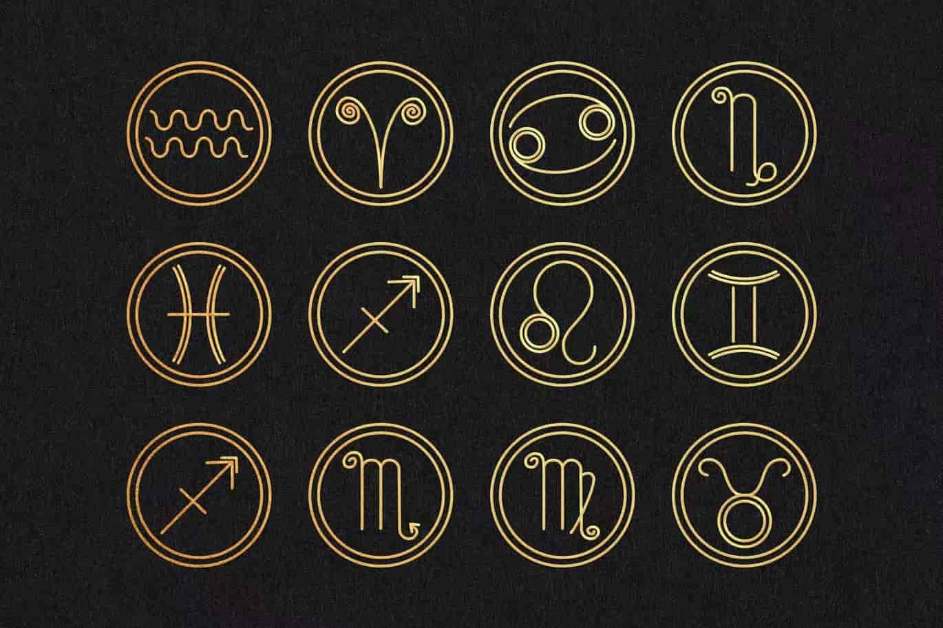 十二星座塔罗牌矢量插画大集合