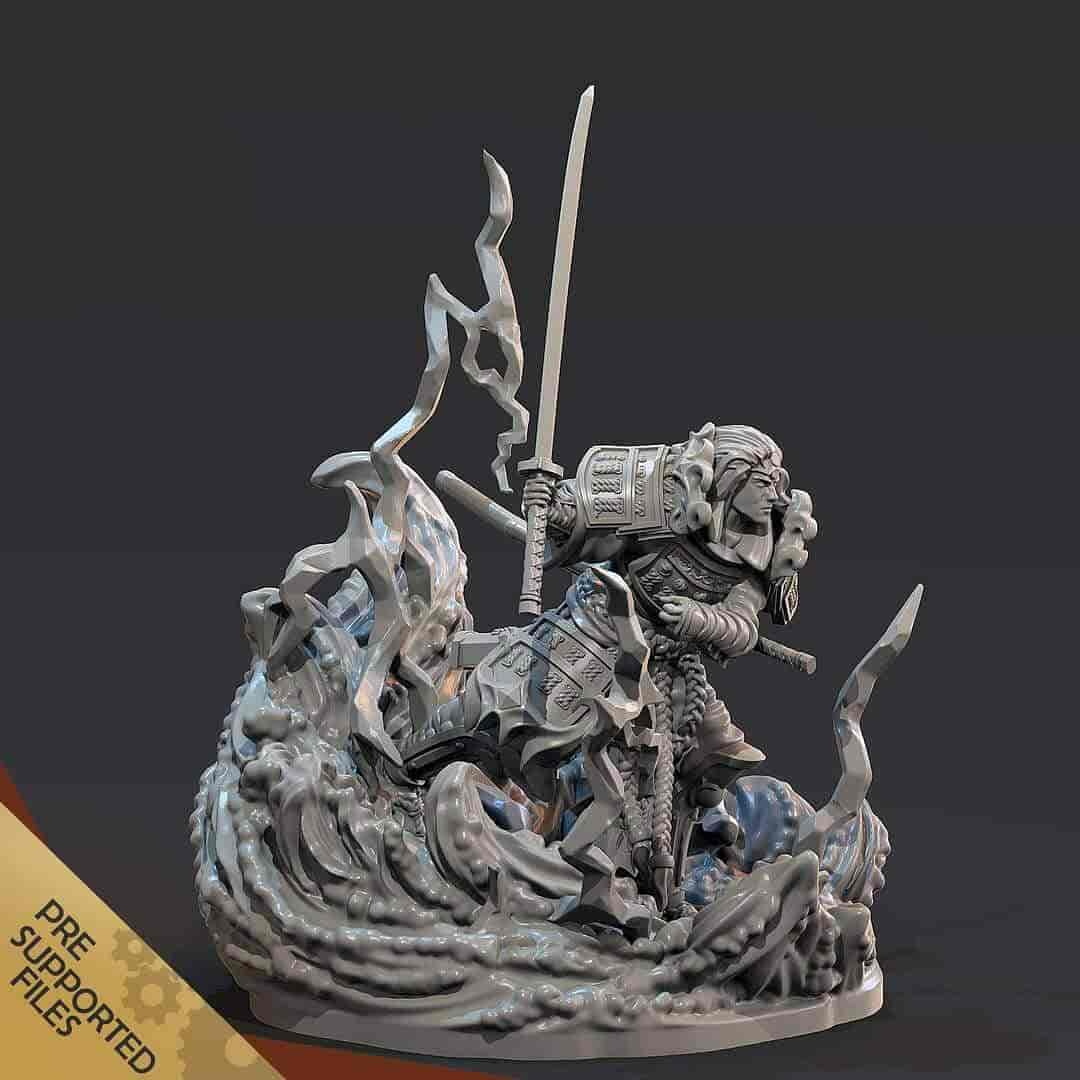 【3D模型】riben神仙3D打印模型-stl格式