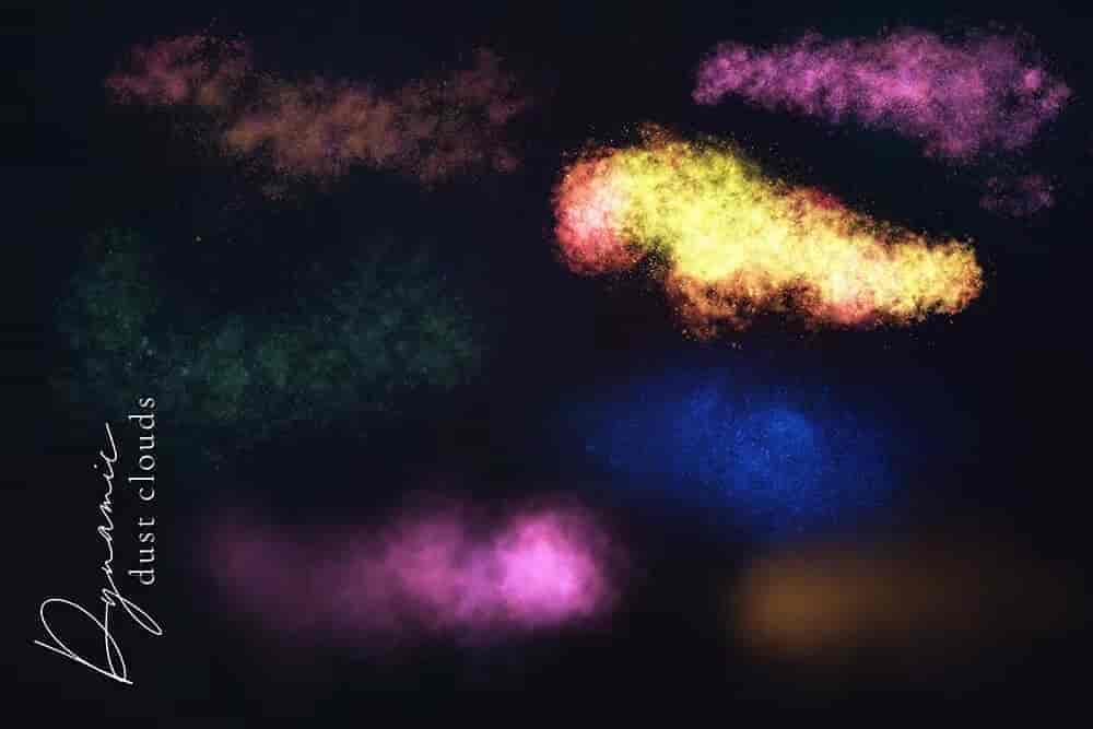 Procreate的银河系元素星空笔刷