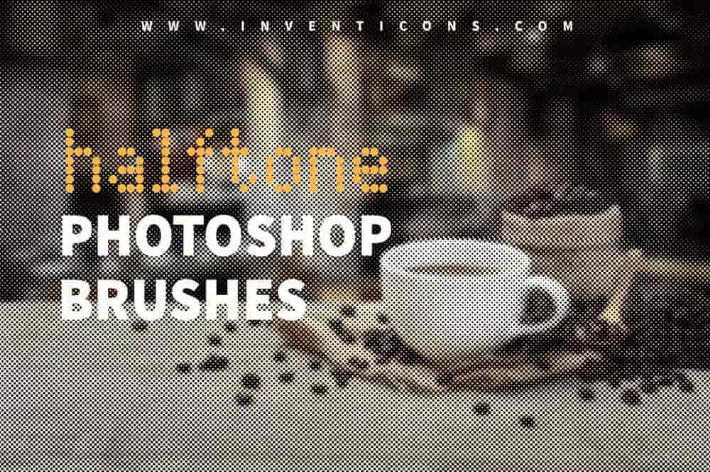 60个半色调Photoshop笔刷