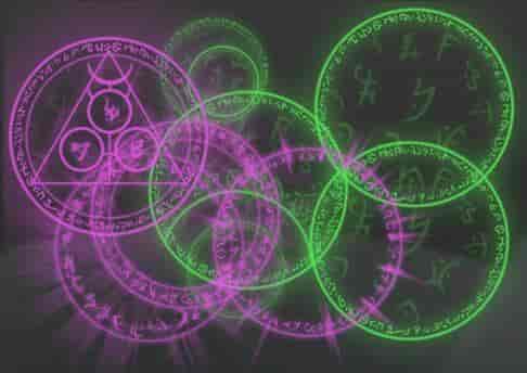 奇幻魔幻效果的魔法阵组合笔刷