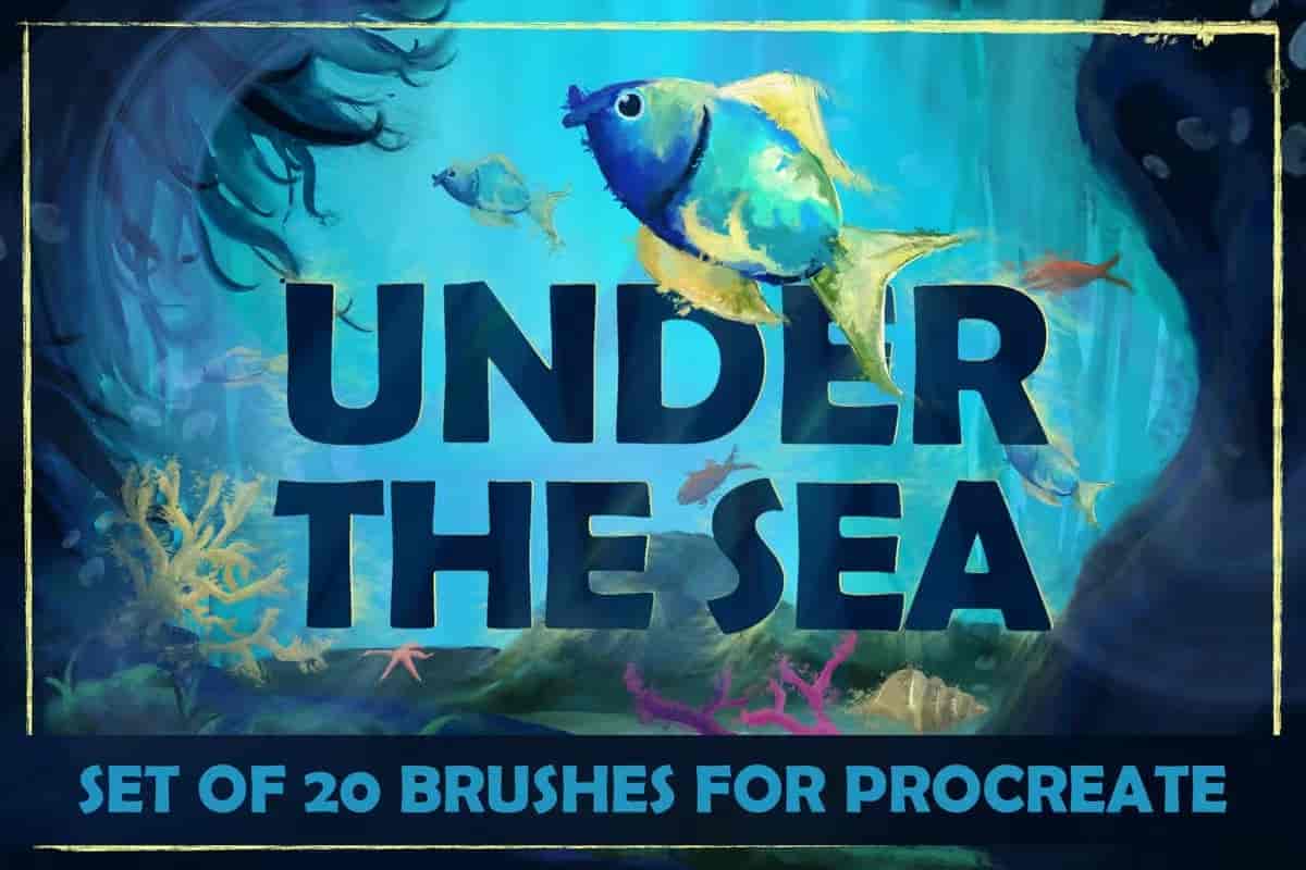 20款海底世界生物系列笔刷