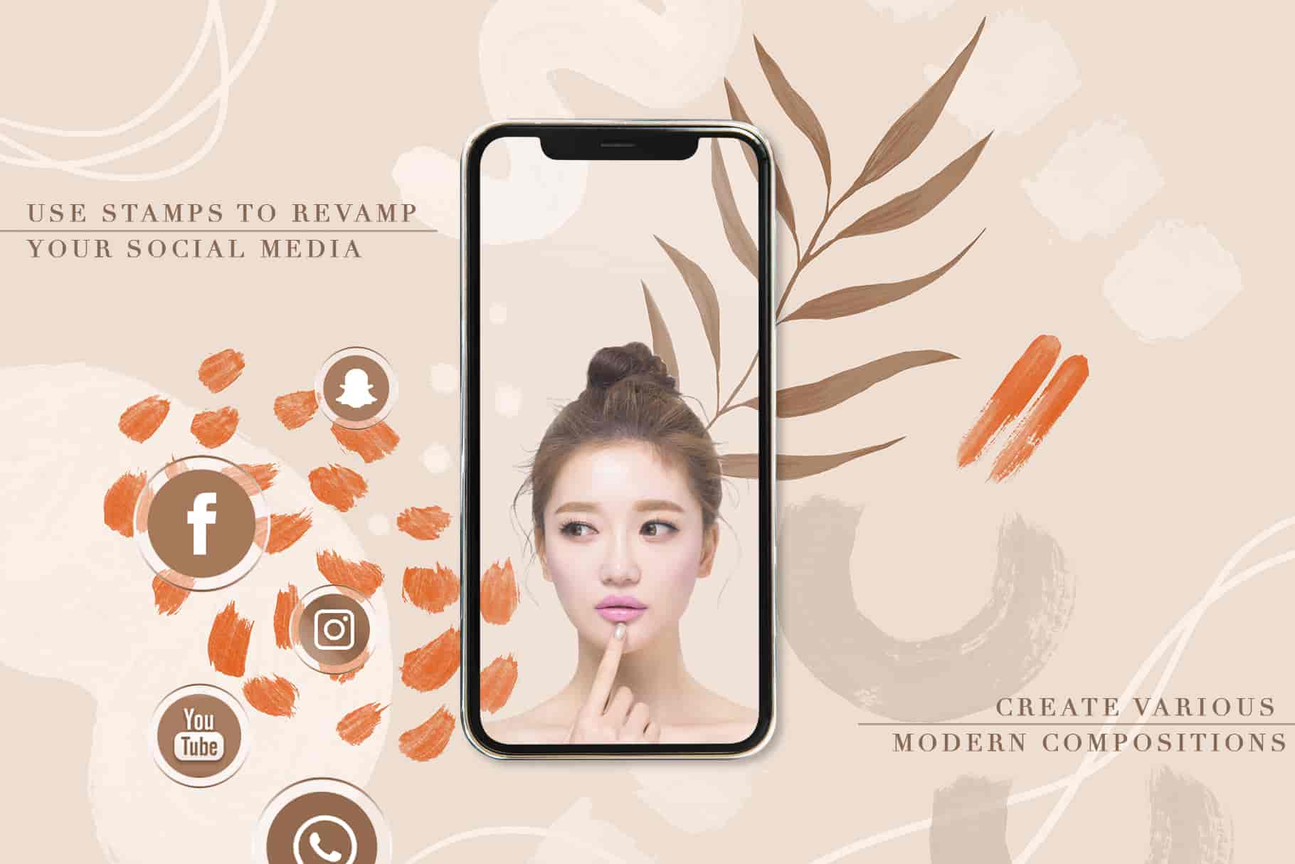 90个PS&Procreate图案画笔笔刷