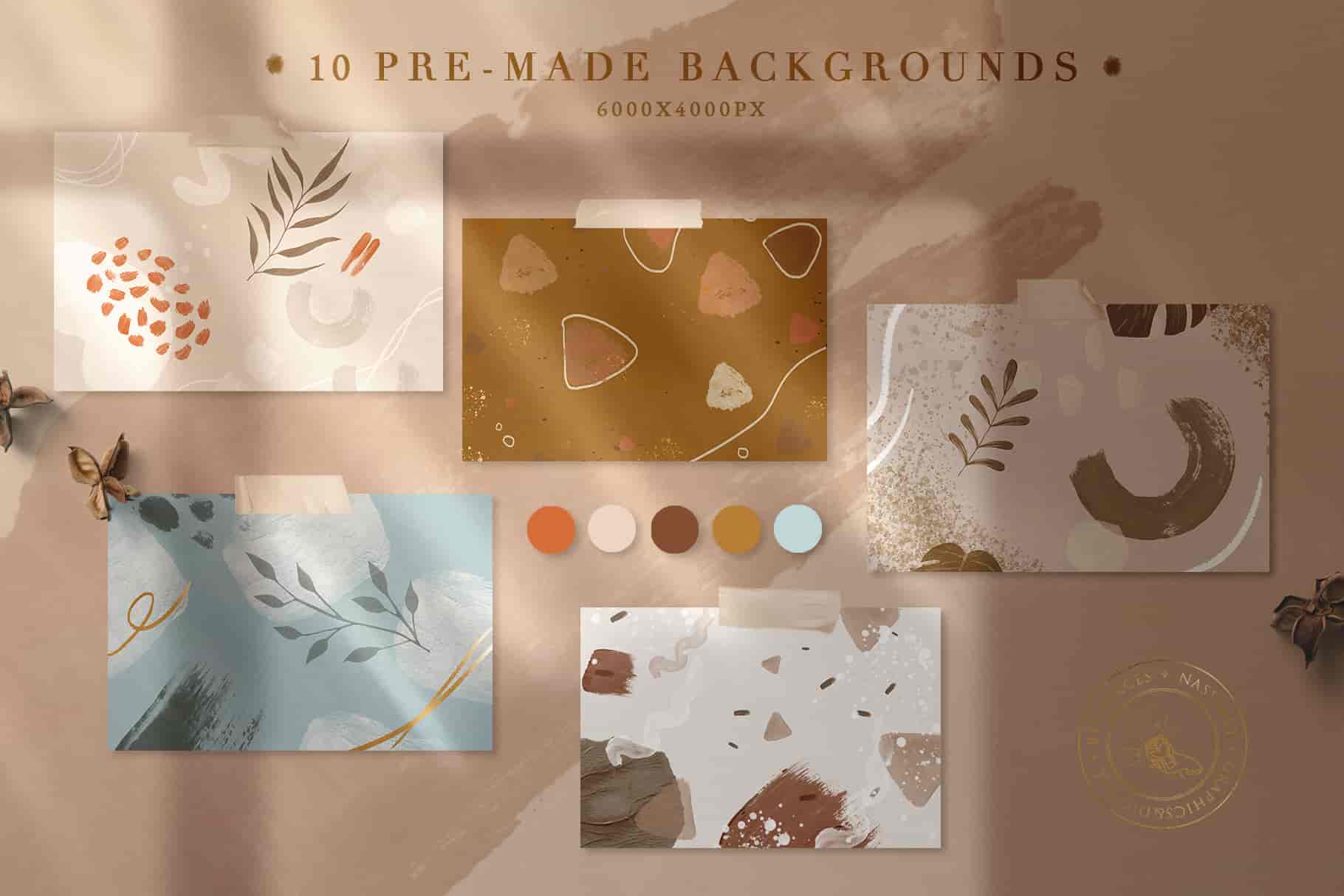 90个PS&Procreate图案画笔笔刷