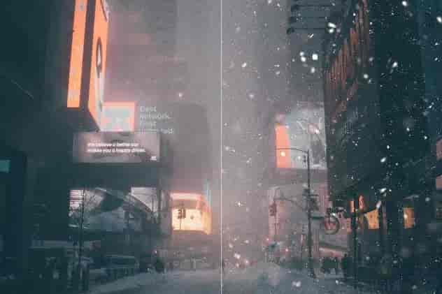 落雪飘雪特效PS笔刷