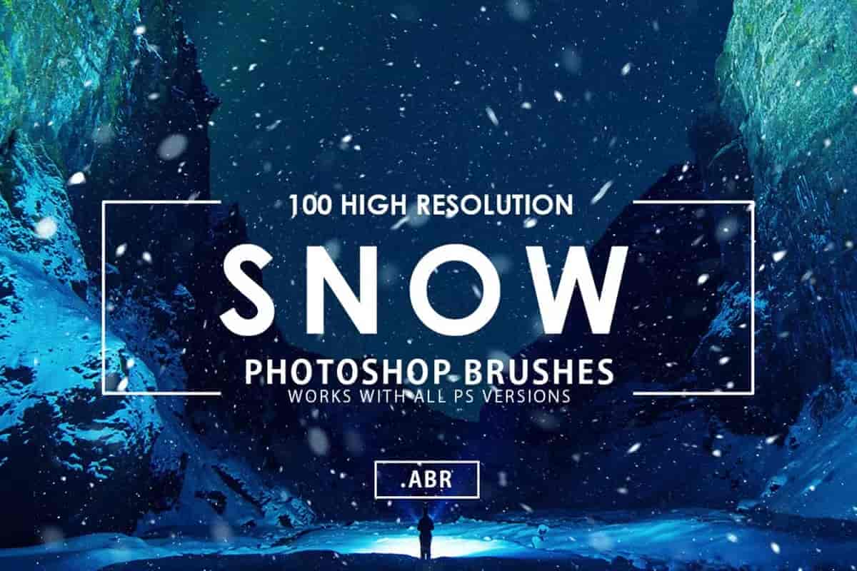 落雪飘雪特效PS笔刷
