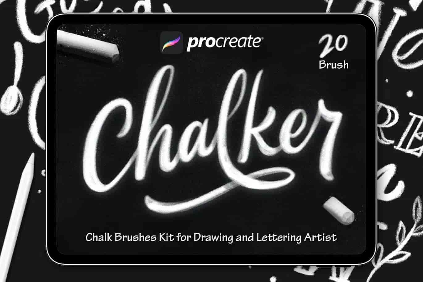 Procreat粉笔笔刷