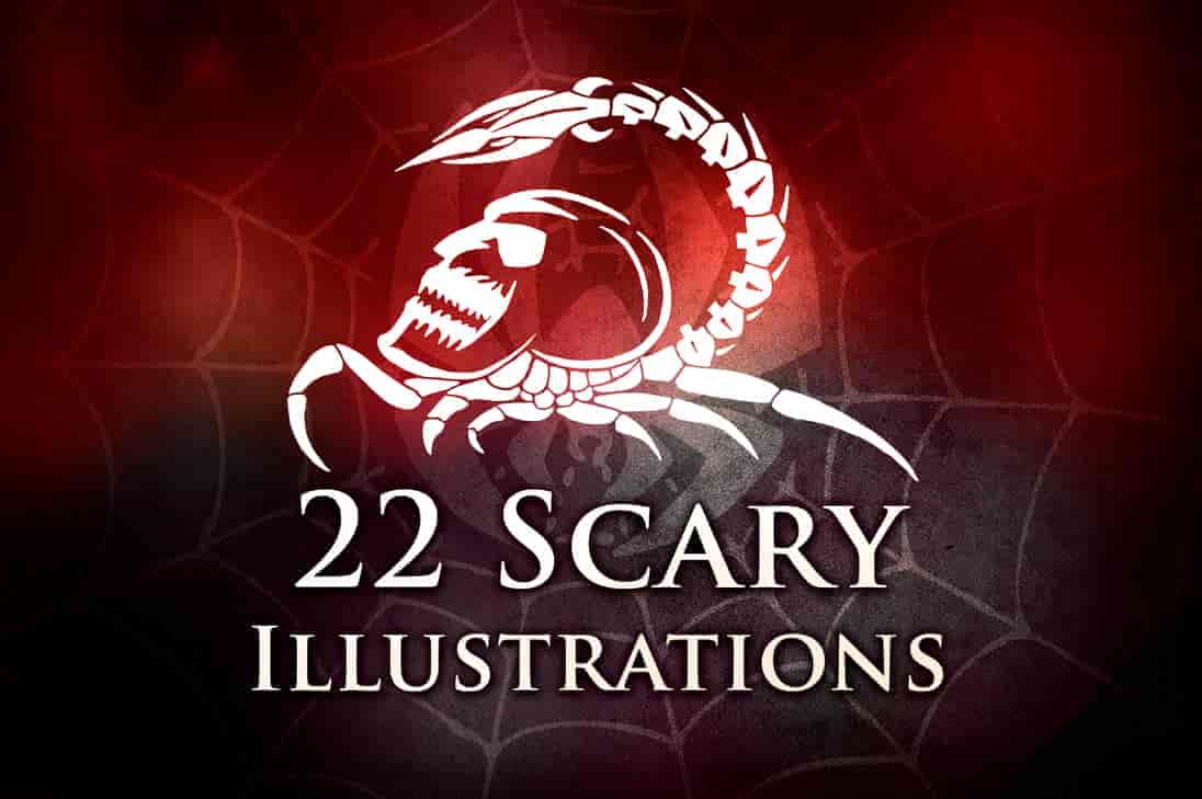 22种魔鬼刺青、纹饰、可怕图案PS笔刷