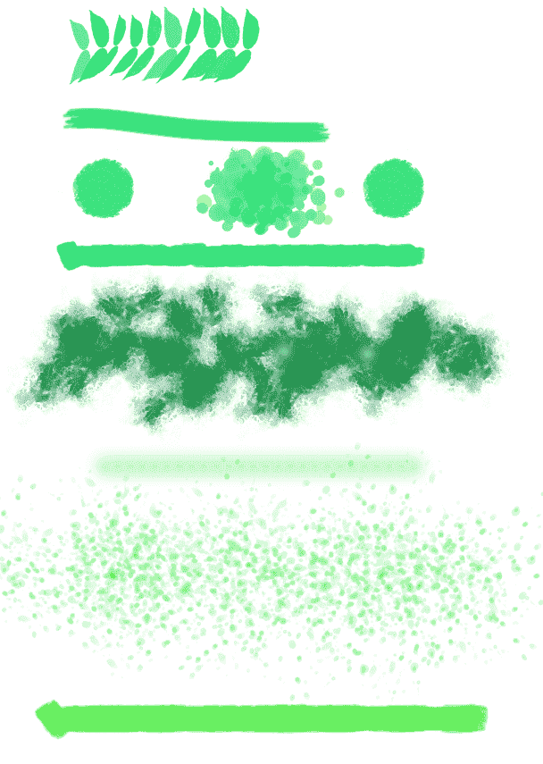 PS笔刷-CG植物绘画笔刷