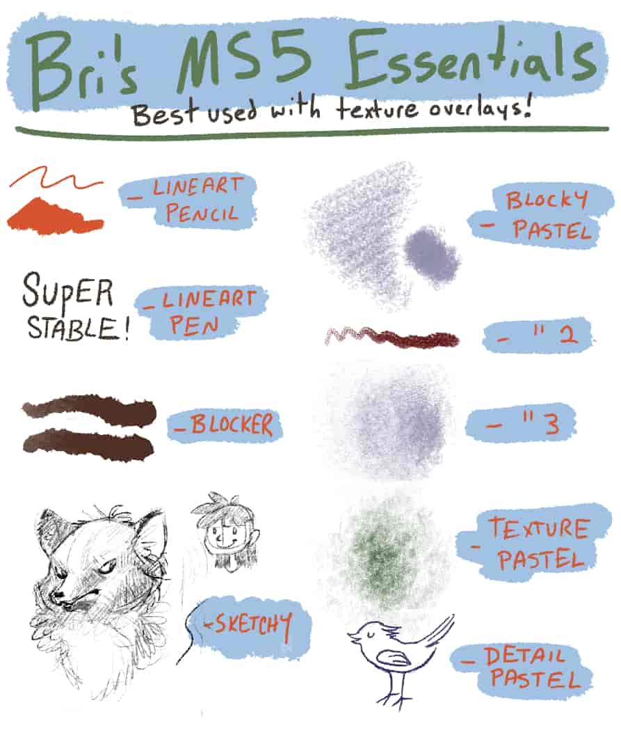 插画、插图CSP笔刷