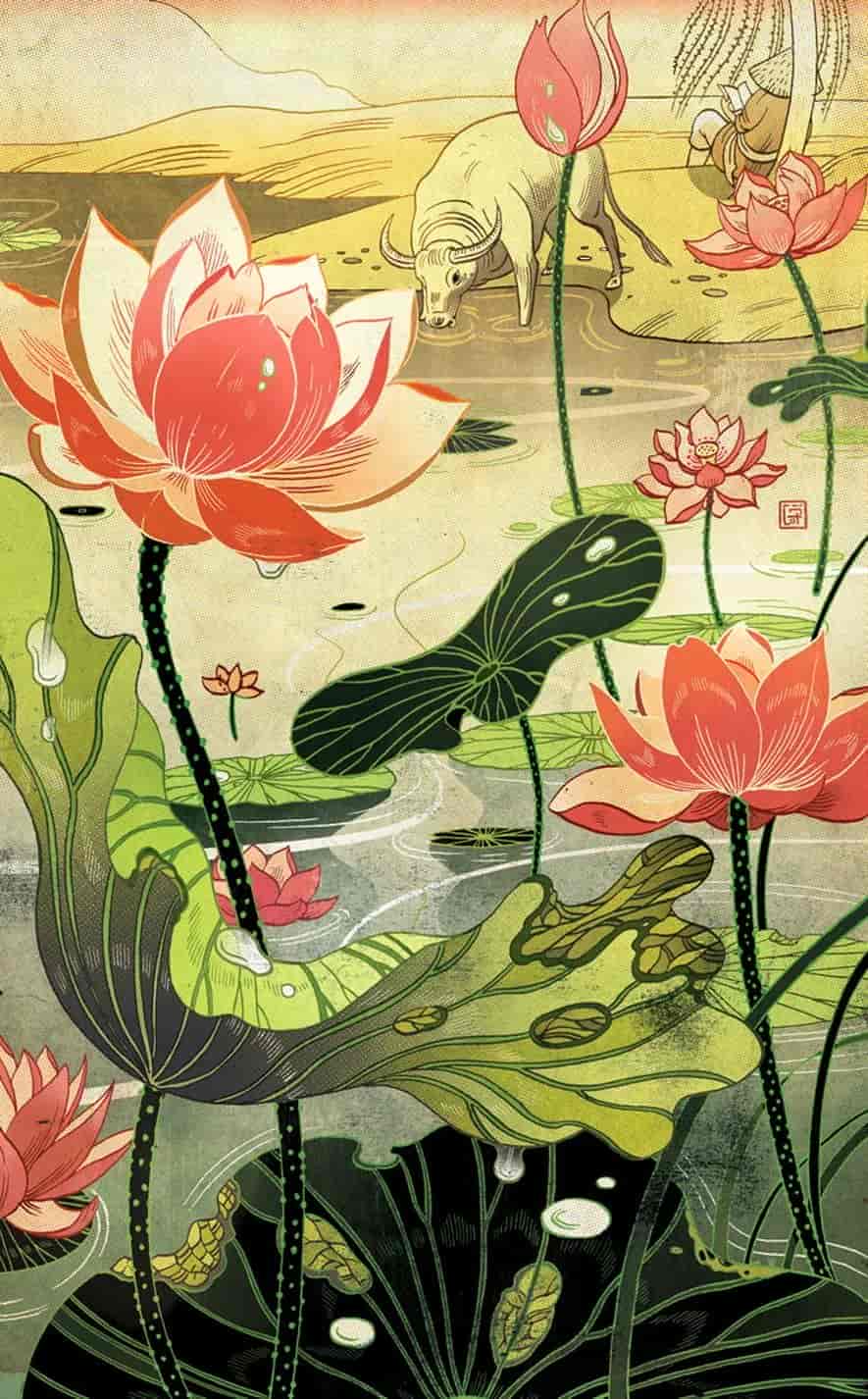 倪传婧插画课程18节+1200张经典作品集