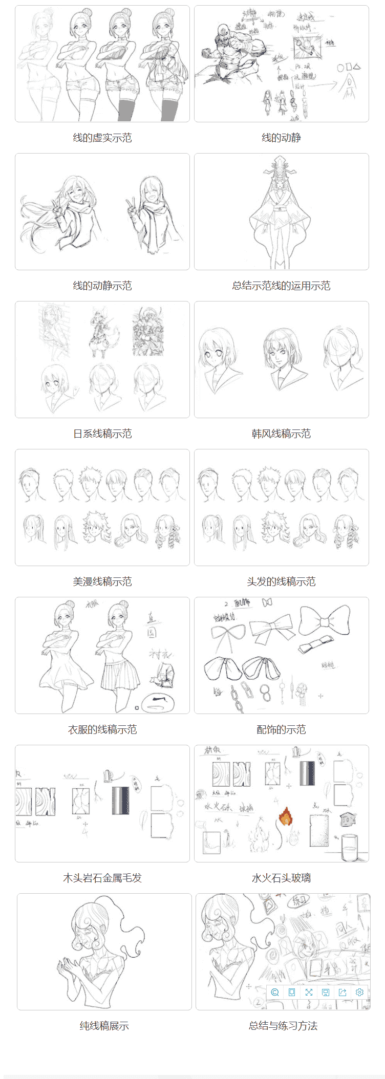 漫画线稿入门之动漫绘画零基础学习教程