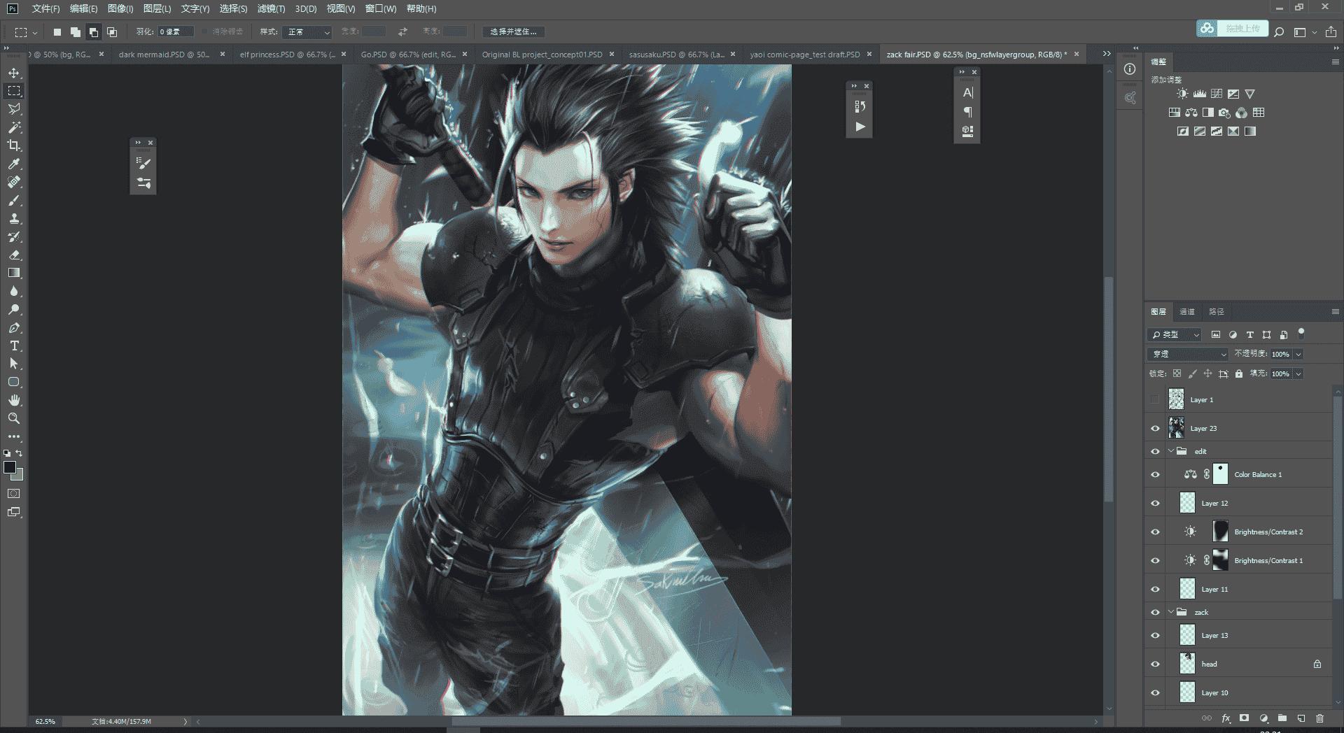 加拿大画师Sakimichan第38期(含PSD+笔刷+视频)