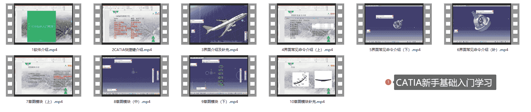 CATIA新手基础入门学习