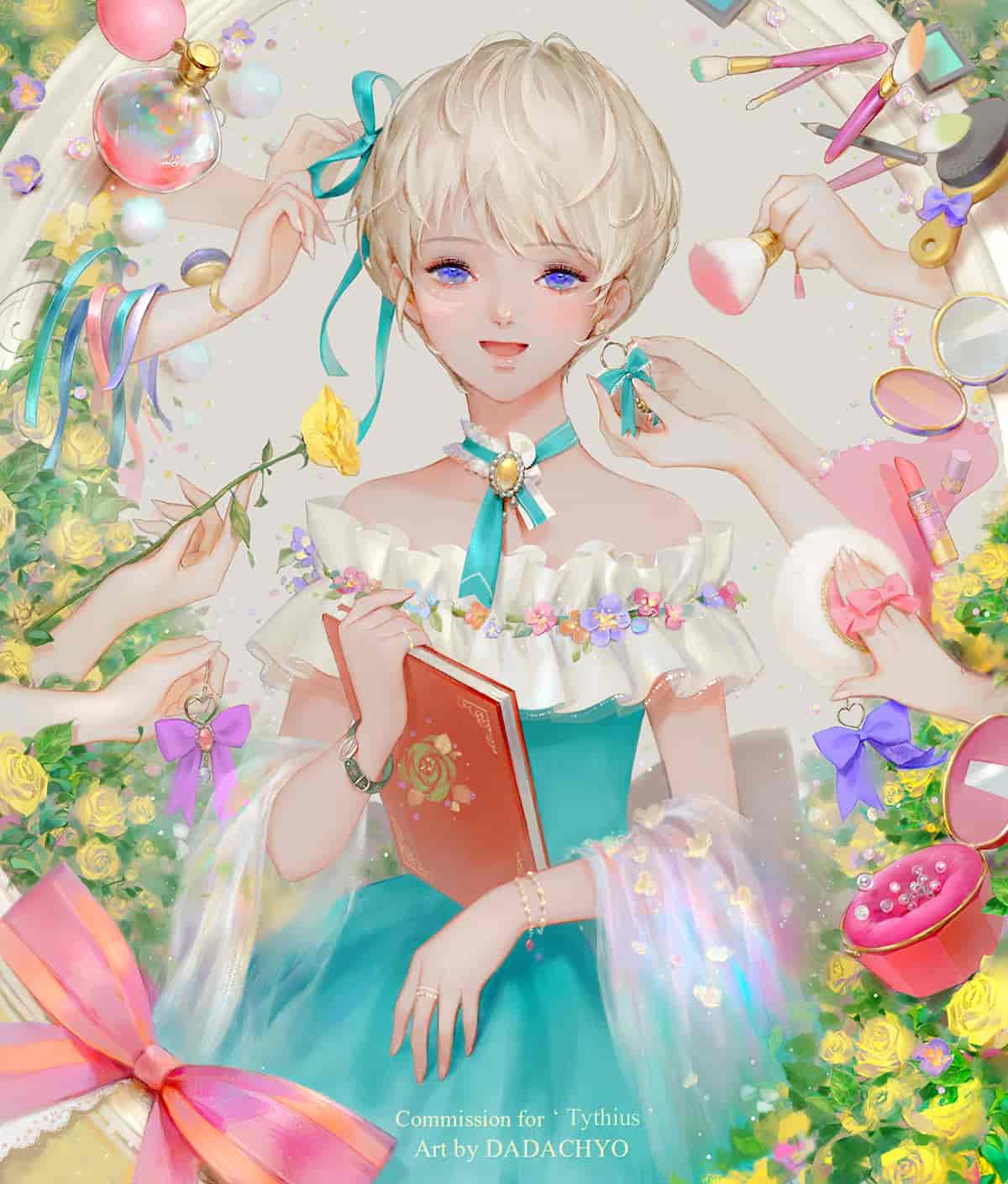 【42GB】插画大神DADACHYO教程+PSD图集+笔刷