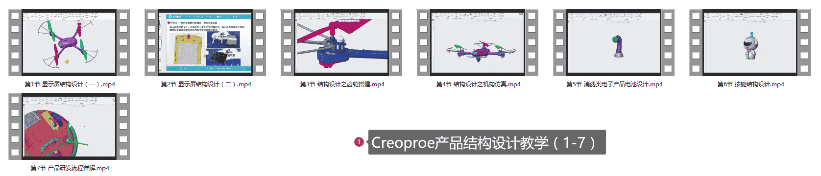 【8GB】Creo工程图设计课程系列