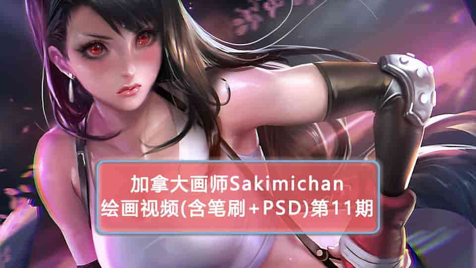  加拿大画师Sakimichan第11期（含PSD+笔刷+视频） 