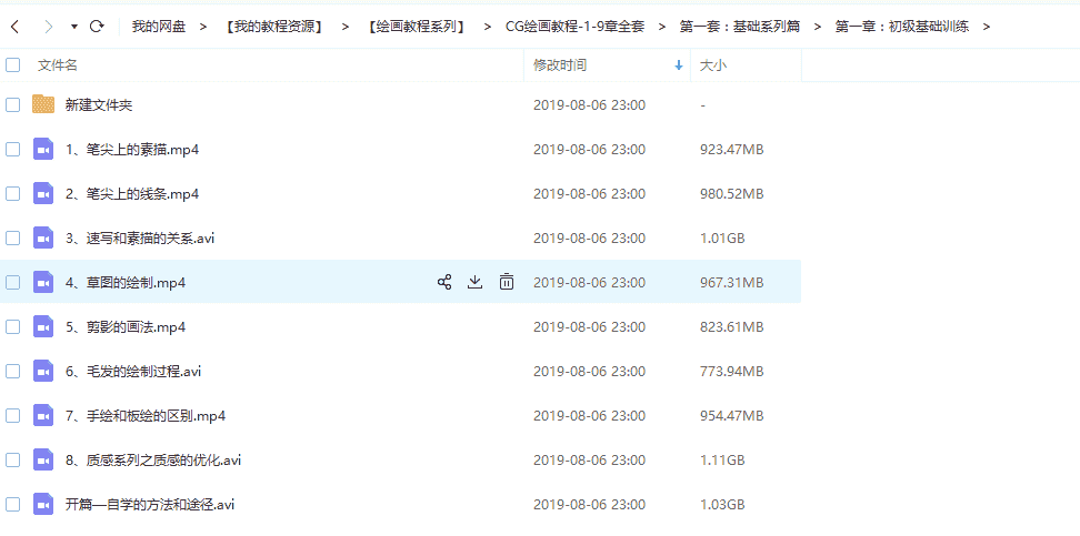 【41GB】名动漫板绘-1《基础系列篇》