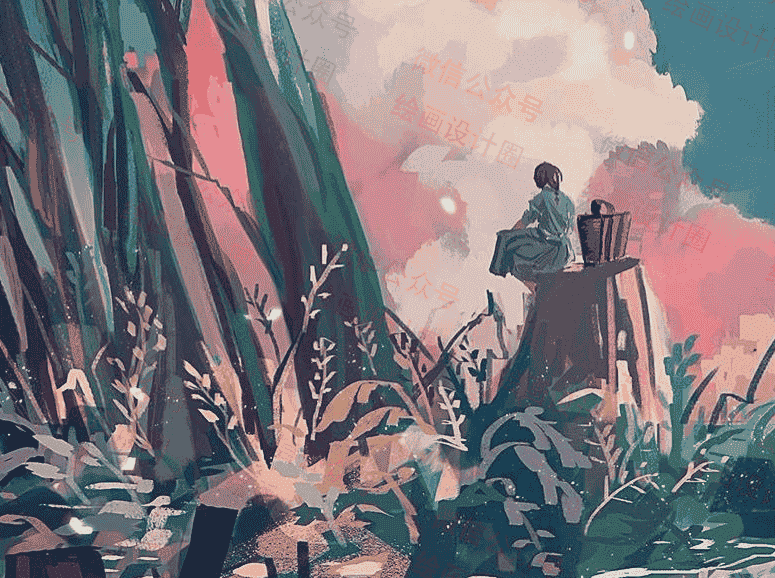 【4.3GB】个人珍藏风景插画教程