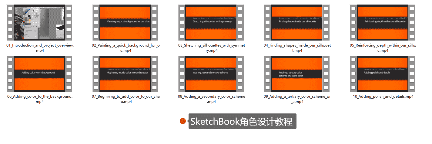 SketchBook角色设计教程