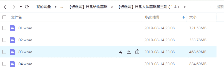 【9GB】饭糕网日系人体基础1-3期全