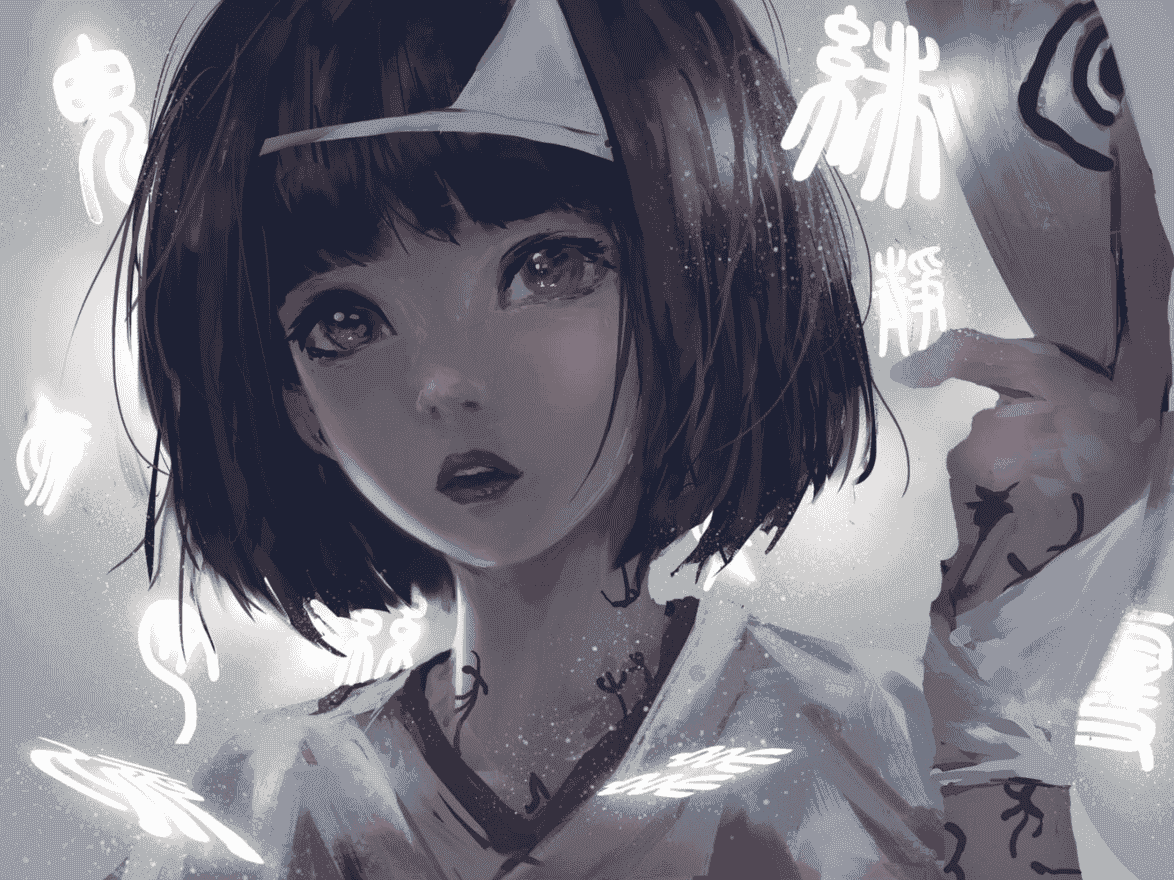 wlop鬼刀PSD原画(含笔刷和视频教程)