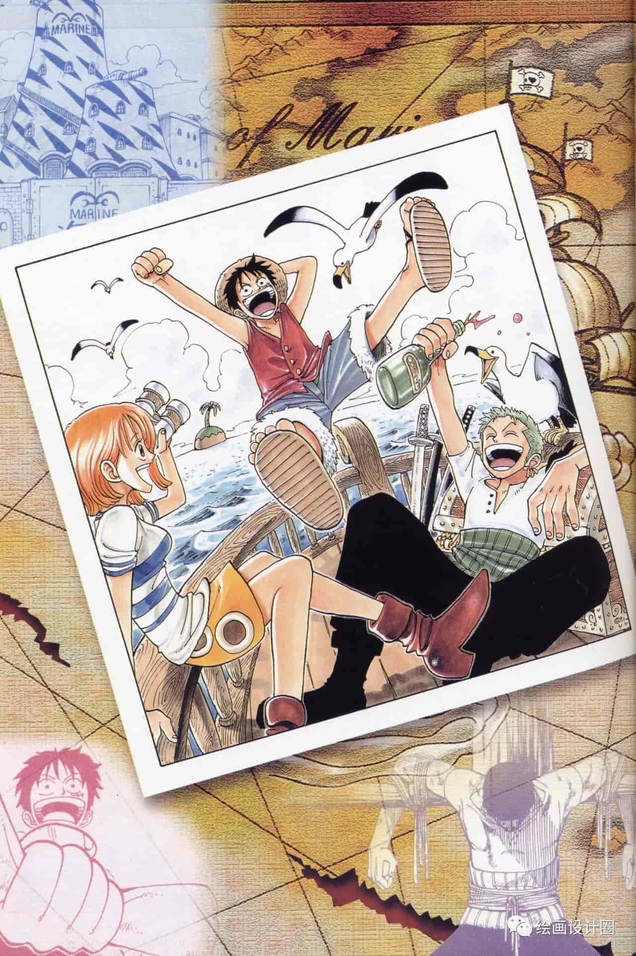 海贼王/尾田系列原画设定集合集
